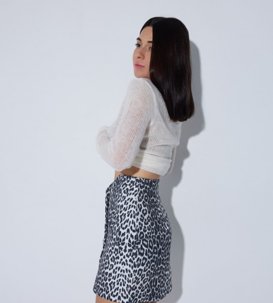 Спідниця Wild Edge Сіра Лео | Showroom By Nona — зображення 3